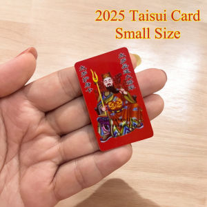2027 Tai Sui Amulet Cards Sheep Year General Card for Good Luck Wealth Success Protection Small Size