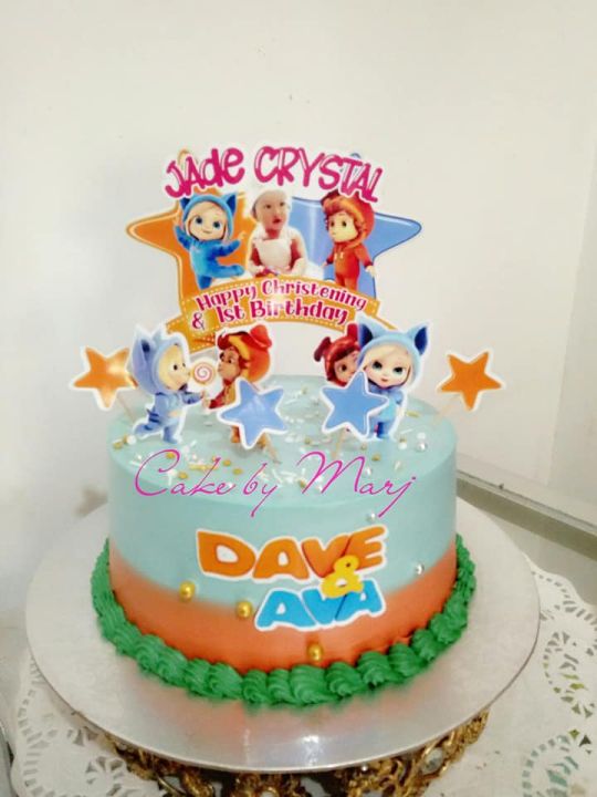 Dave And Ava Theme Cake Topper Lazada PH dave-and-ava-theme-cake-topper-lazada-ph