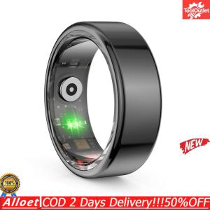 [ToolOutlet]Waterproof Smart Ring Blood Oxygen Tracker 5ATM for Android and iOS Fitness and Health Monitoring