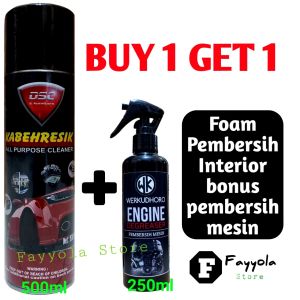 BUY 1 GET 1 FOAM PEMBERSIH INTERIOR BONUS ENGINE DEGREASER PEMBERSIH MESIN