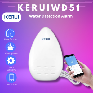 KERUI Alarm Banjir WD51 deteksi kebocoran bocor Air water detection