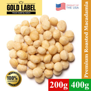 GoldLabel Premium Natural Roasted Macadamia (Unsalted) 200g/400g