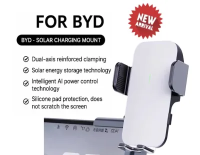 [SG Seller Confirmed Fit] BYD Atto 3|Seal |Tesla |Alloy Mobile Phone Holder Mount on Rotating Display Multi Angle Adjust