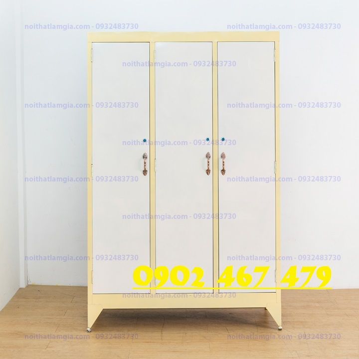 TỦ SẮT QUẦN ÁO 3 CÁNH KHÔNG GƯƠNG MẪU GIÁ RẺ HÀNG TỐT | Lazada.vn