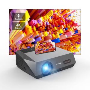 A10Q Movie Projector Laser Beamer Android 9 2+32 GB 1450 ANSI Allwinner 14300 Lumens 4K Dual BT5.0 Home Theater Cinema Bluetooth Projectors