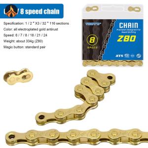 Variable Speed Mountain Bicycle Chains Anti-rust MTB Road Bicycle Chain Parts[Jocestyle Store]