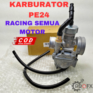 KARBURATOR KEIHIN PE24 KARBU CARBU CARBURETOR KUALITAS ORIGINAL ASLI THAILAND SEMUA MOTOR RACING