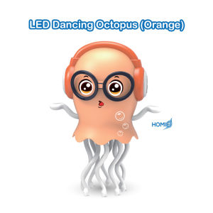 LED Dancing Funny Jellyfish Octopus Toy Light Up Music Toy Interactive Moving Kids Toy