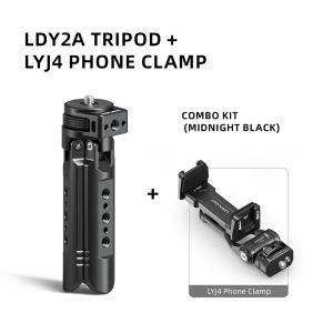 LEAPLIGHT Aluminum Tripod for DJI Osmo Pocket 3/4/4P//360LunaUltra Handheld GripDesktop Stand W 360 ° BallHead+Phone Holder2026
