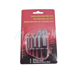 5PCS/Set Alat Pembuka kran Patah Dalam Pipa Alat Cabut Pipa Broken Pipe Patah Manual dengan Gagang Tap Tangan Mata Bor Dengan Ukuran Beda Beda Untuk Membuka Melepas Baut Yang Sudah Los Rusak