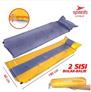 Speeds Kasur Tiup Matras Angin Sleeping Pad Portable Outdoor Camping 018-36