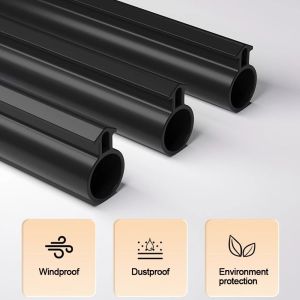 CHENJIE Rubber Sealing Strip White Black O-Shaped Doors Insulation Tape Window Soundproofing