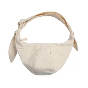 The Korean version of the new summer Instagram bloggers recommend canvas shoulder bag strap tied dumpling bag oblique straddle bag female breast bag