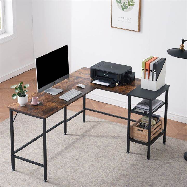 L-shaped computer desk home simple desktop computer desk bedroom study ...