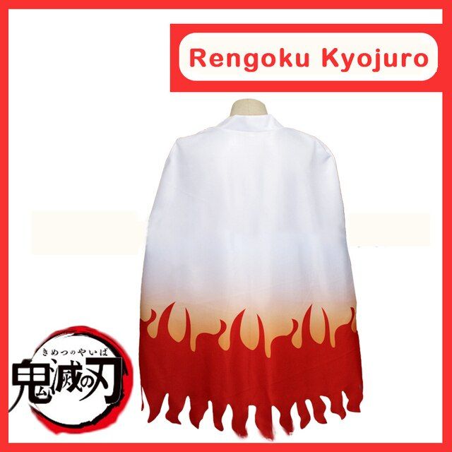 Rengoku Kyojuro คอสเพลย์อะนิเมะ Demon Slayer: Kimetsu ไม่มี Yaiba เสื้อ ...