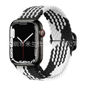 Nylon woven suitable for use iwatch678910 ultra4 Elastic sliding buckle s12/11 Watch band