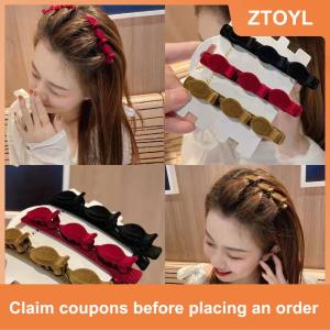 【ZTOYL】 Đổ xô bangs Clip tóc mũ nón Duckbill tóc móng vuốt barrettes Vintage tóc Clip hairgrip bện thời trang kẹp tóc Phụ kiện tóc mũ nón