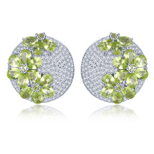 Lohaspie Jewelry Real 4.8 Carats Solid Sterling Silver 925 Clip Earring Natural Tanzanite Clip Earring Earring With Stone Tanzanite Earrings For Women Original Jewelry