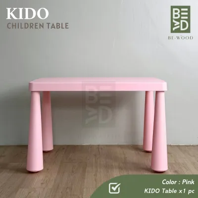 KIDO Children Table Set Children Study Table Chair Kid Chair Meja Belajar Budak Kerusi Kanak Kerusi Budak (BE WOOD)