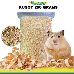 200G Wood Shavings Kusot for Hamster Guinea Pig - Perfect for Keeping Your Small Pets Cozy and Comfo