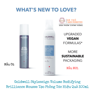 Bọt Goldwell Stylesign Volume Bodifying Brilliance Mousse Tạo Phồng Và Tạo Độ Bóng Cho Tóc 300ml