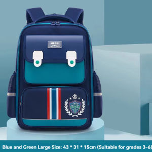 NEW Ergonomic Spine Protection Kids School Bag Waterproof Large Capacity Children’s School Backpacks lightweight and Reflective Strips Primary Students School Bag