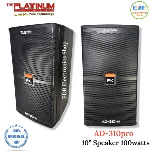 1set Platinum AD-310PRO 10" 100watts RMS Karaoke Speaker 10inch Speaker Original Platinum AD310 with Free Cord and Speakon