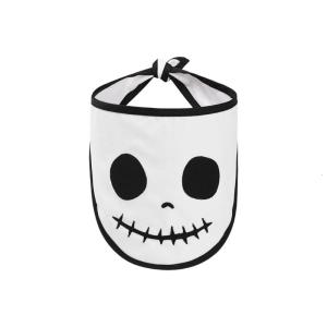 Dog Necktie Bandana Skull Pattern Halloween Accessories Comfortable Washable Polyester Pet Fashion Bib Scarf Party Wear