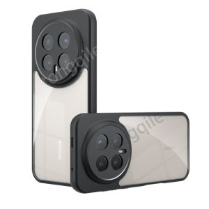 Casing For Honor Magic 8 7 Pro Magic8 5G 2025 Clear View Matte Transparent Acrylic Phone Case Lightweight Back Cover Shockproof Bumper Soft TPU Edge Anti Drop