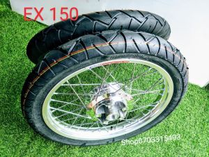 [HCM] CẶP BÁNH CĂM EXCITER 135 150 NIỀN NHÔM YOKO THÁI 1.4 1.6 ĐÙM CĂM MẠ CROM VỎ BLAZATECH