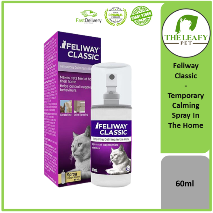 Feliway Classic Spray Temporary Calming In The Home for Cat - 60ml | Lazada