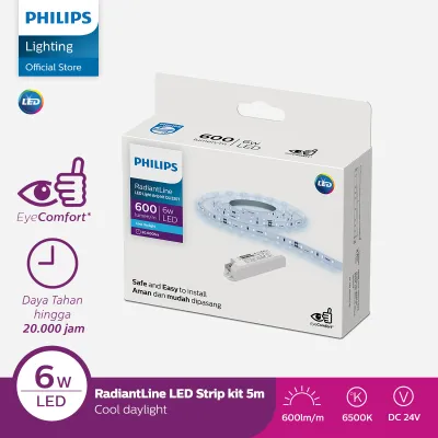 Philips Lampu LED Radiantline LED Strip DLI320T 5M 6W/M 6500K Putih
