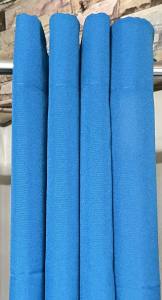 Plain Curtain Blue Shade 5-10ft sold per piece (8 holes/rings)