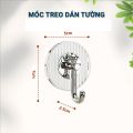 🧲 SET 4 MÓC DÁN TƯỜNG SIÊU DÍNH – STICK HOOK. 