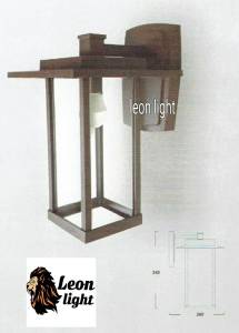 โคมไฟผนังภายนอก รุ่น ฺ376BK แถมหลอด9วัตต์