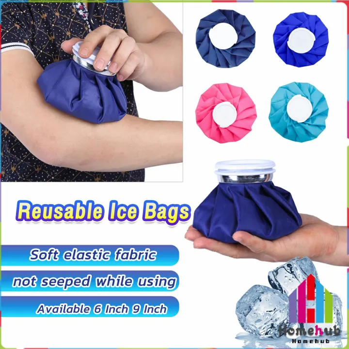 Homehub%206%20inches%20Reusable%20Ice%20Bags%20Medical%20Cold%20Pack%20Hot%20Water%20Bag%20for%20Injuries%20Pain%20Relief%20Health%20Care%20Knee%20Head%20Leg%20-%20Image%202