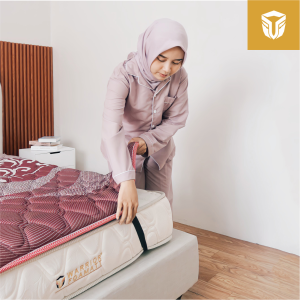 WARRIOR - New Product Matras Protector 200x120 | Pelapis Kasur Busa Tebal | Pelindung Kasur Anti Noda