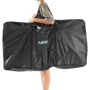 กระเป๋าเก็บจักรยาน สีดำ ขนาด 130x80x25cm. พับเก็บได้ พกพาสะดวก สำหรับจักรยานเสือภูเขา