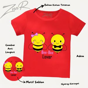 Atasan kaos anak perempuan / kaos anak laki laki