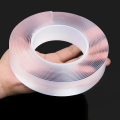 Double Sided Reusable Tape Transparent Waterproof Adhesive Traceless Nano Tape Invisible Gel 5 Meter. 
