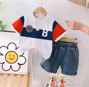 FASHION ANAK TRENDY SETELAN BAJU ANAK LAKI-LAKI VN POLO 8 USIA 1-5 TAHUN