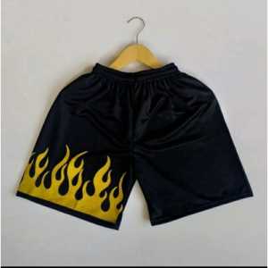 CELANA KOLOR motif api/celana PENDEK API / CELANA KOLOR sablon MOTIF API