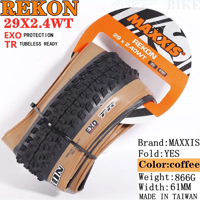 MAXXIS REKON EXO TR Mountain Bike Tire Tubeless Ready