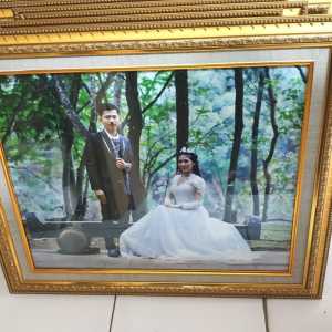 Bingkai Foto Satu Set Berisi 2 Pcs A2 (30x40cm 40x50cm 40x60cm) Semi Ukir Minimalis GROSIR / Frame Foto / Frame pernikahan / Pigura photo