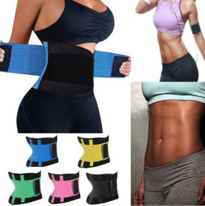 Sauna Slimming Belt Aolvo Slim Fit Waist Trainer Sweat Hot Shapers Thermo Shaper Stomach Wraps Slim Waist Trainer Trimmer Weight Loss Plus Size Sweat Band for Women