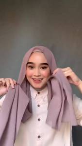 MODEL BARU HIJAB PASHMINA OVAL/JILBAB PASMINA OVAL/PASHMINA CERUTY BABYDOLL/PASHMINA POLOS/175X70CM