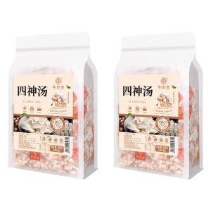 四神汤茯苓芡实莲子山药300g Children Family Wellness strengthen digestive relief heat Spleen and stomach dampness nourishing Yuezi meal