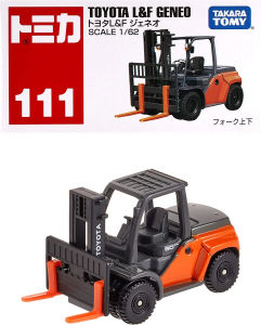Mô Hình Xe Nâng Hàng Toyota Geneo Forklift Takara Tomy Tomica No.111 (Chính Hãng Hộp Giấy)