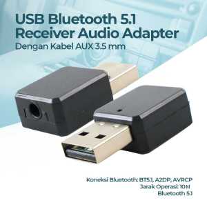 RAJA PAKET LENGKAP VIKEFON USB Bluetooth 5.0 Transmitter Receiver Audio Adapter ke speaker - RT02