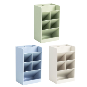 Desk Brush Pen Holder Pen Container Desktop Ornament Pencil Storage Shelf Desk Pen Pencil Holder Office Home Decorations